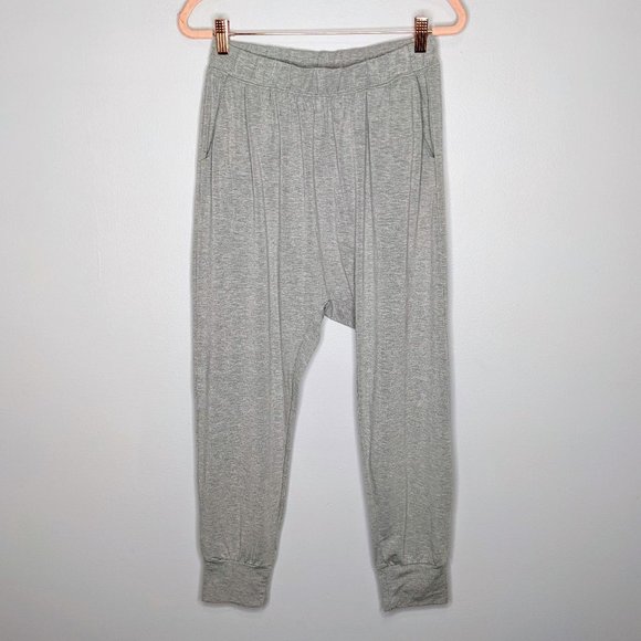 Spiritual Gangster Pants - Spiritual Gangster Gray Lounge Harem Pants with Pockets Size M